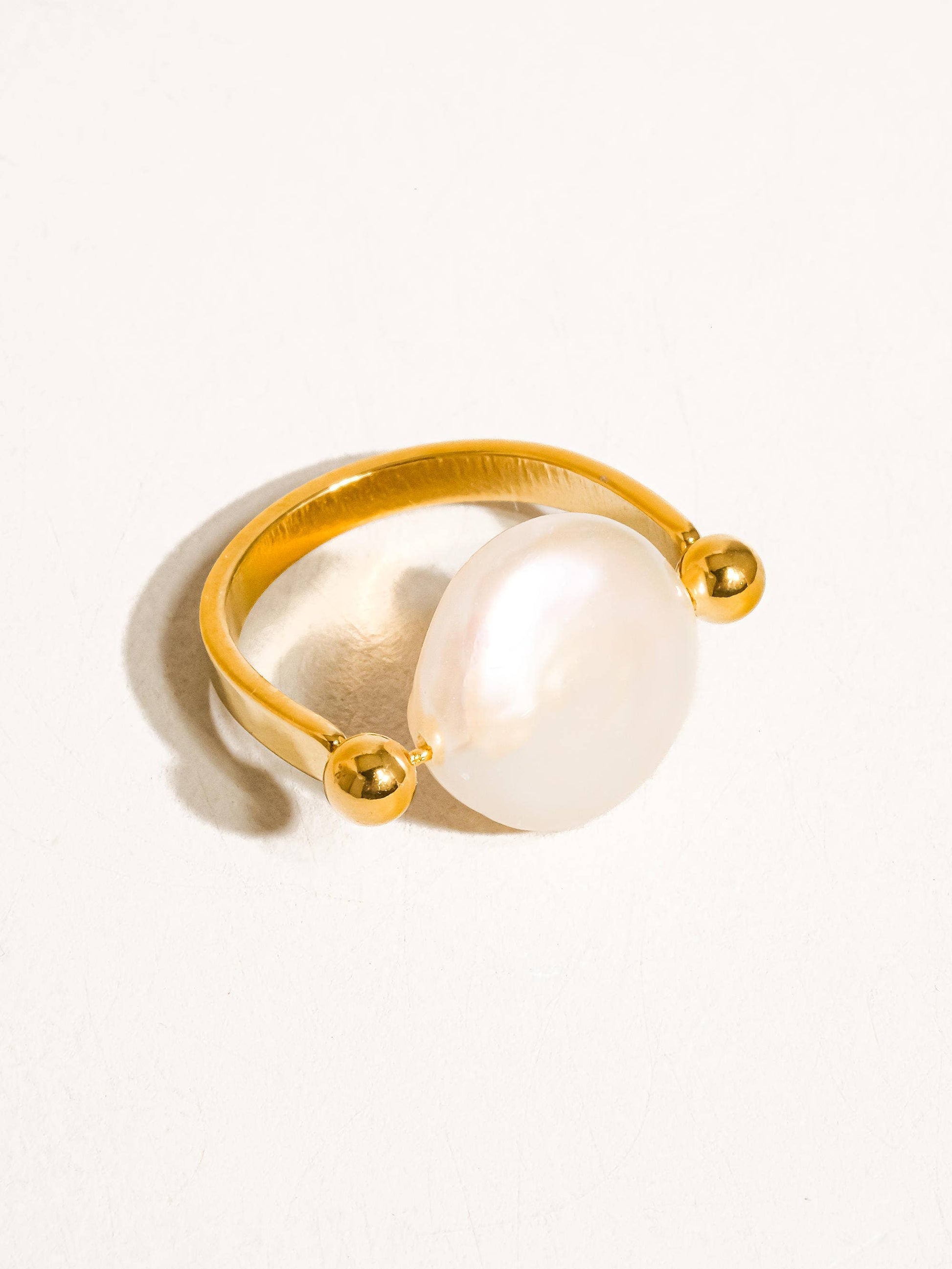 baroque pearl ring