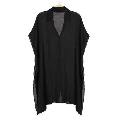 Women's Oversized Long Sleeveless Shirt Cover Up