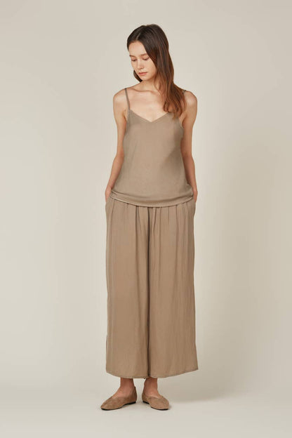 The Wanda Wide Leg Satin Pants