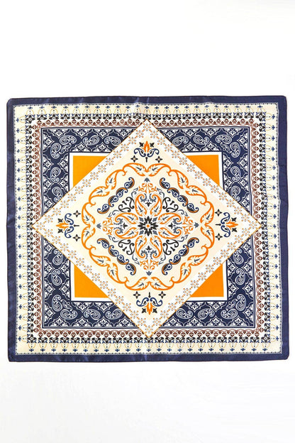 BS0096 Paisley and Arabesque Oriental Print Bandana