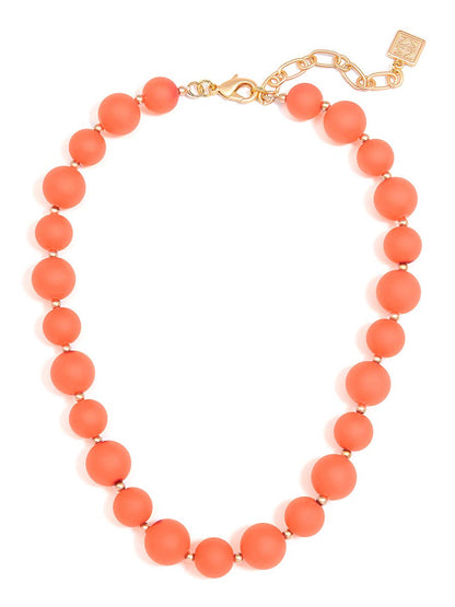 Zenzii Chunky Matte Beaded Collar Necklace Jewelry