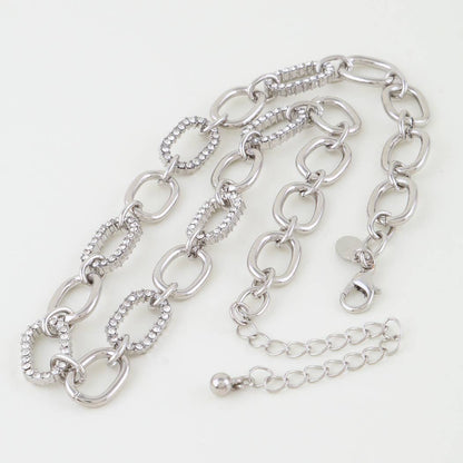 silver necklace