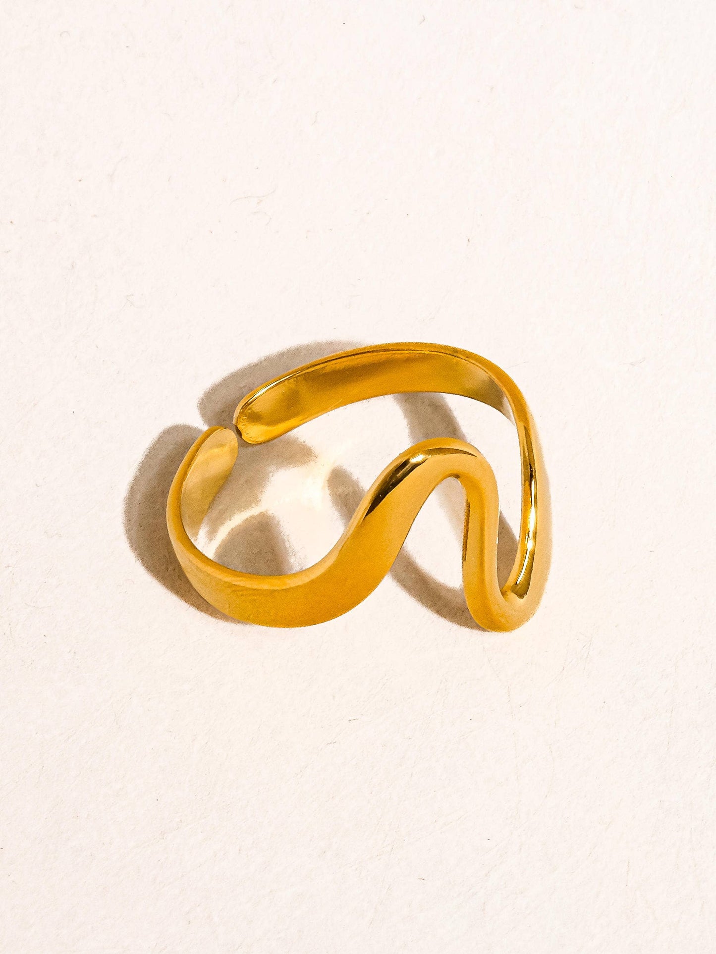 18K Gold Non-Tarnish Statement Rings