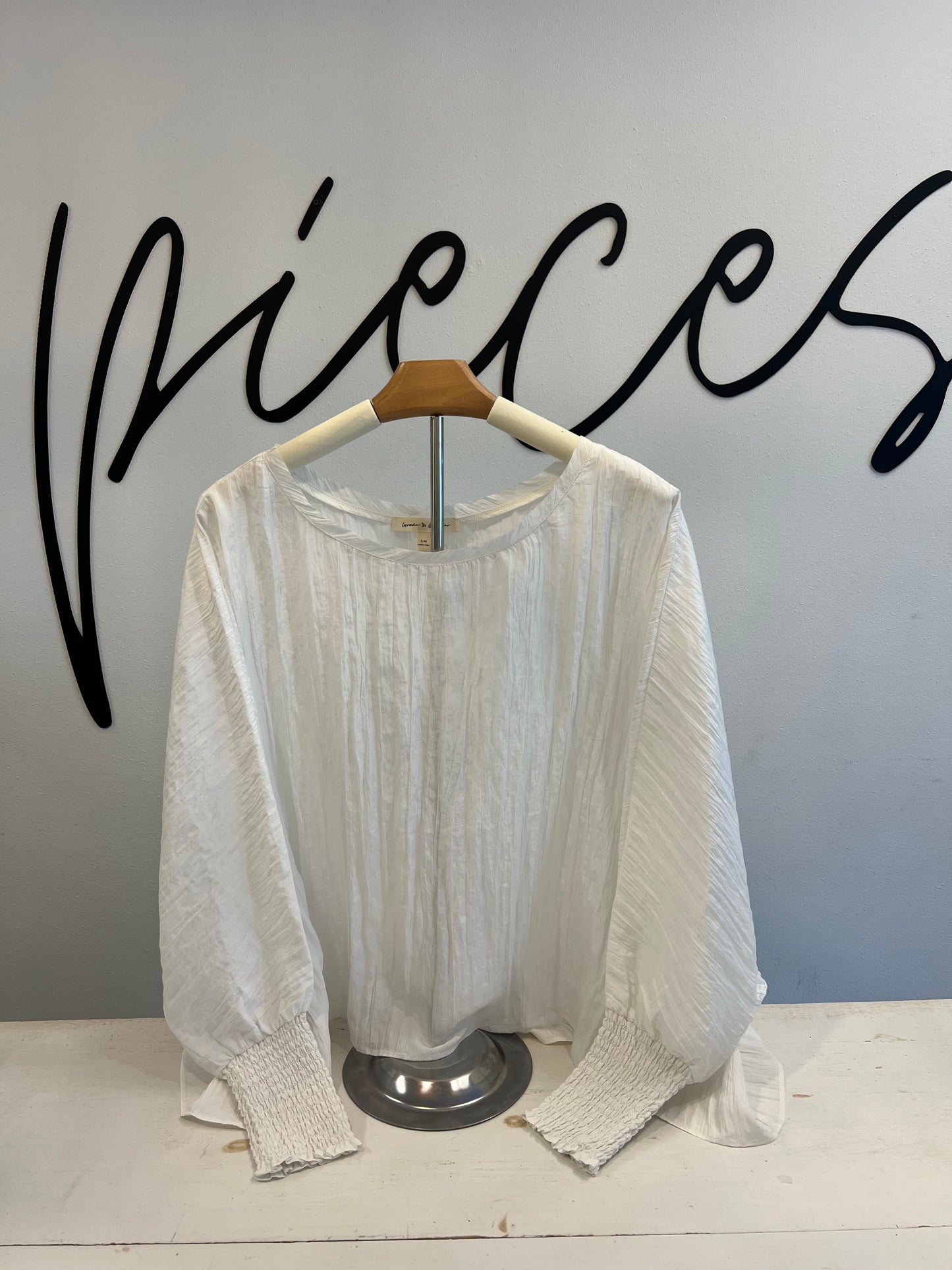 The Lila Top-crinkle material