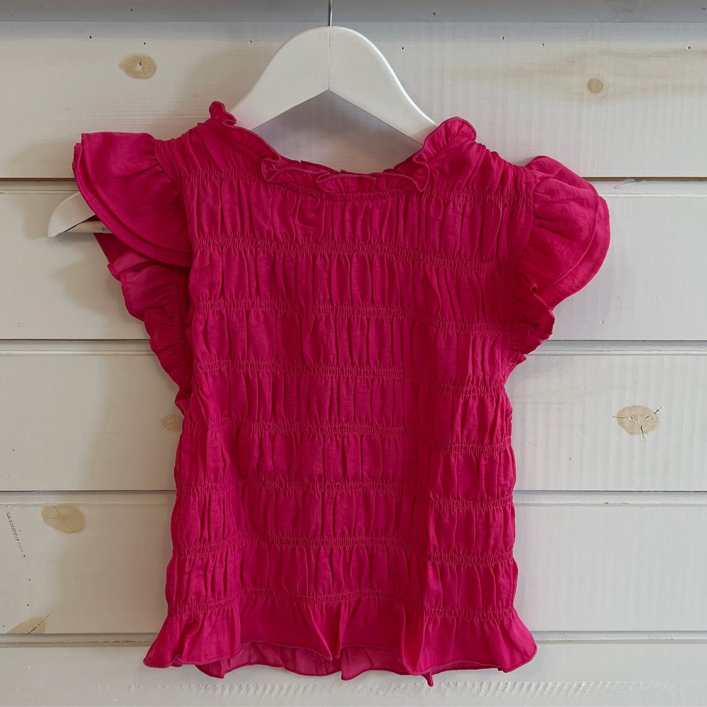 Glam hot pink smocked