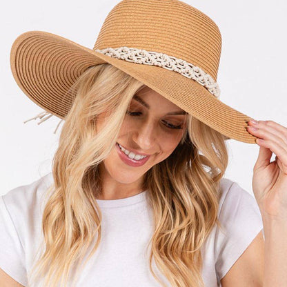 Braided Straw Sun Hat