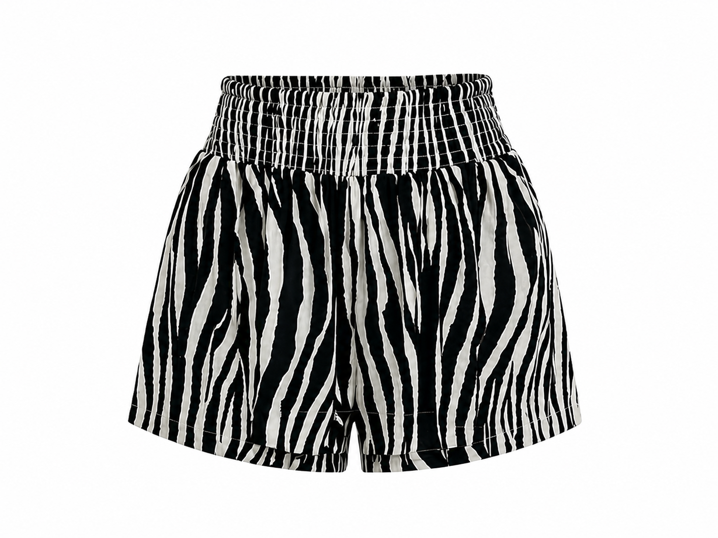 zebra print shorts by elan