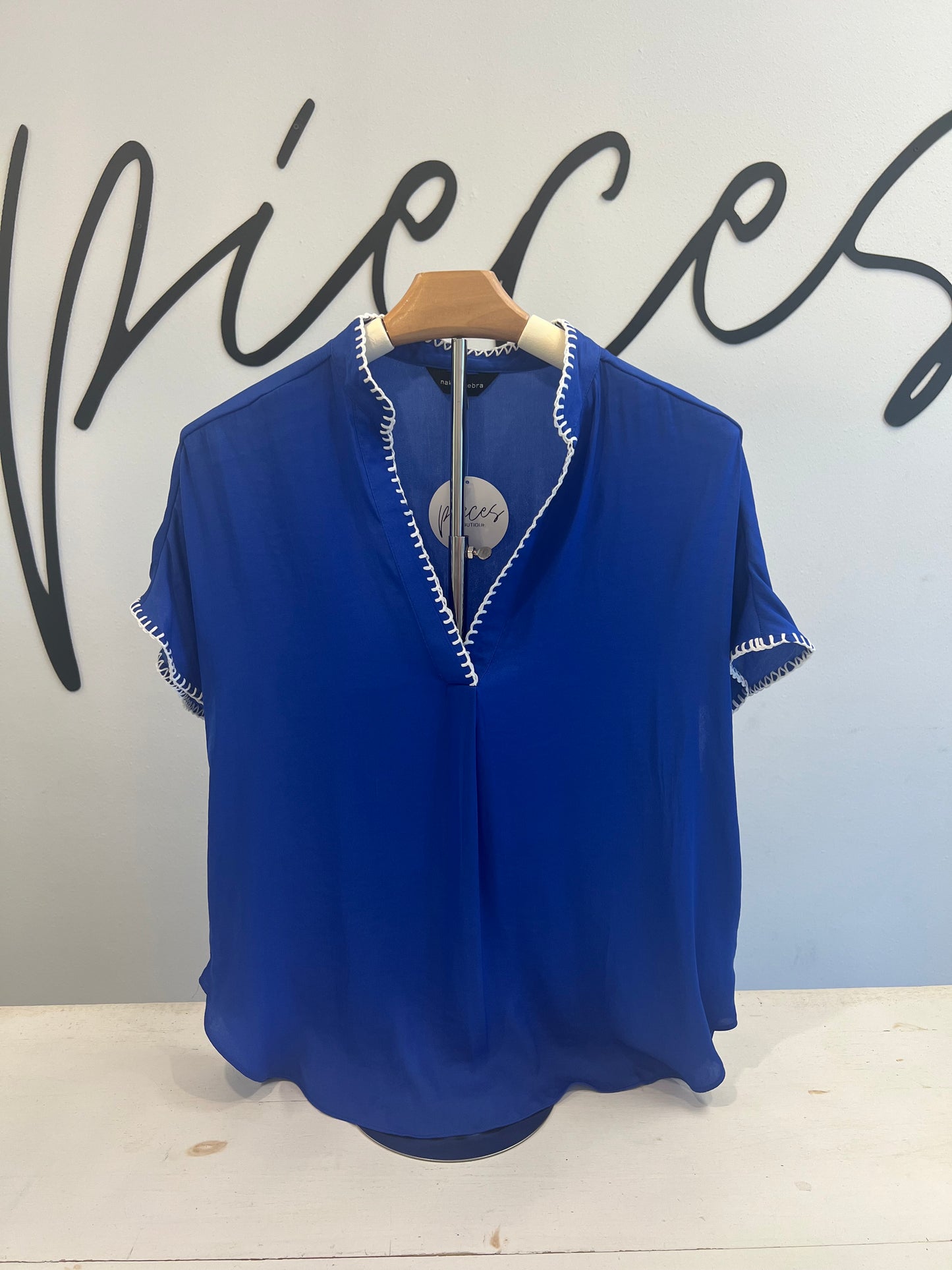 The Whitaker Whipstitch Blouse