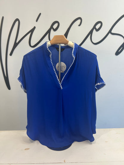 The Whitaker Whipstitch Blouse