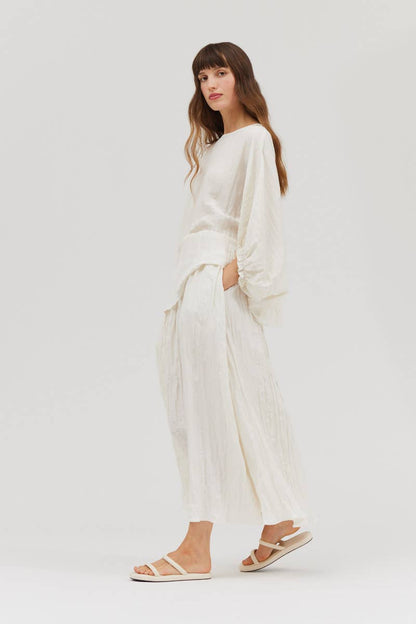 The Erin Loose Fit Crinkle Top