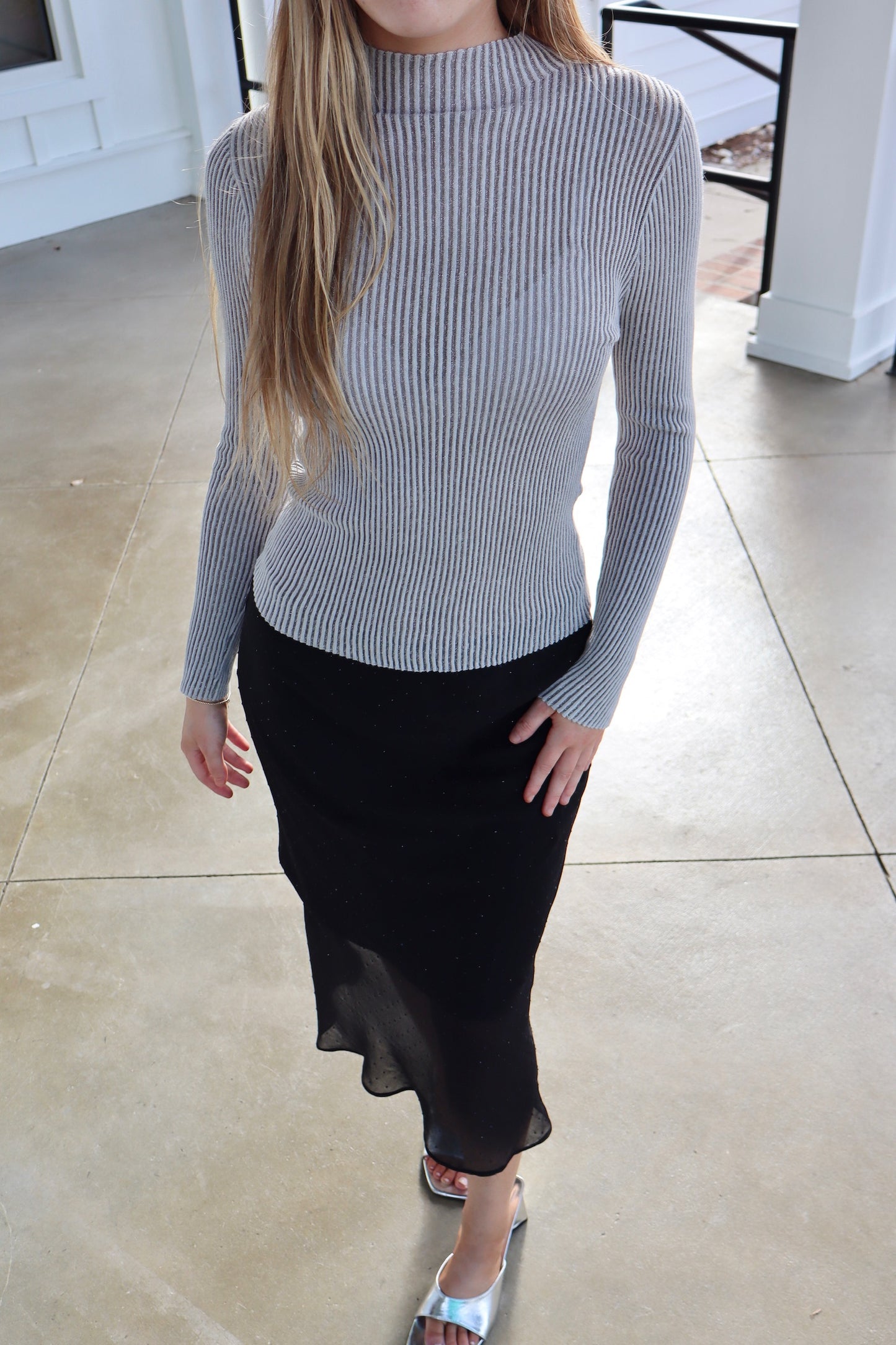 Lucy Paris Pacie Silver top