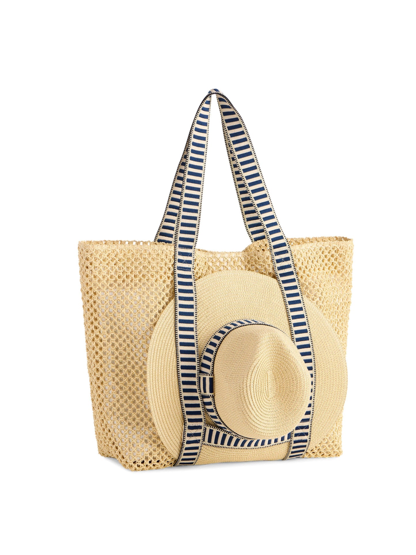 DORIAN TOTE AND HAT SET