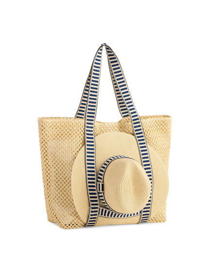 DORIAN TOTE AND HAT SET