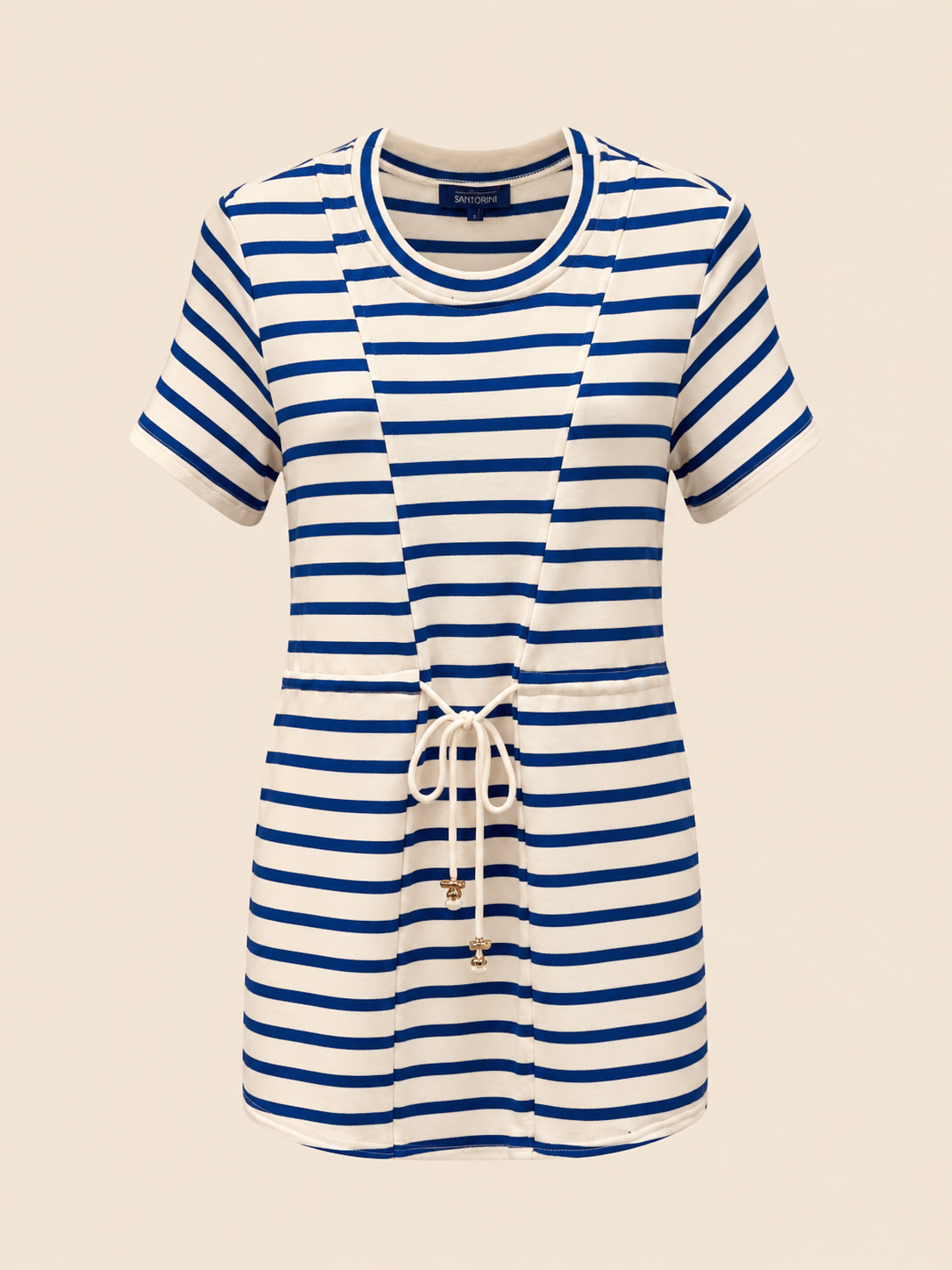 blue/white stripe dress