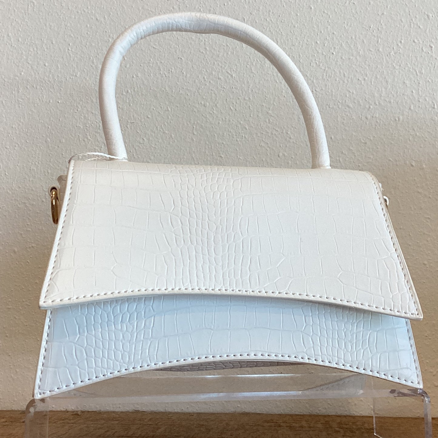 White Croc Billini Bag