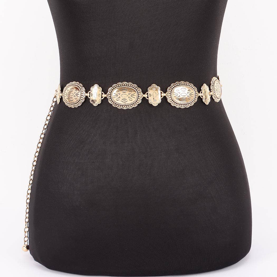 Vintage Metal Chain Belt