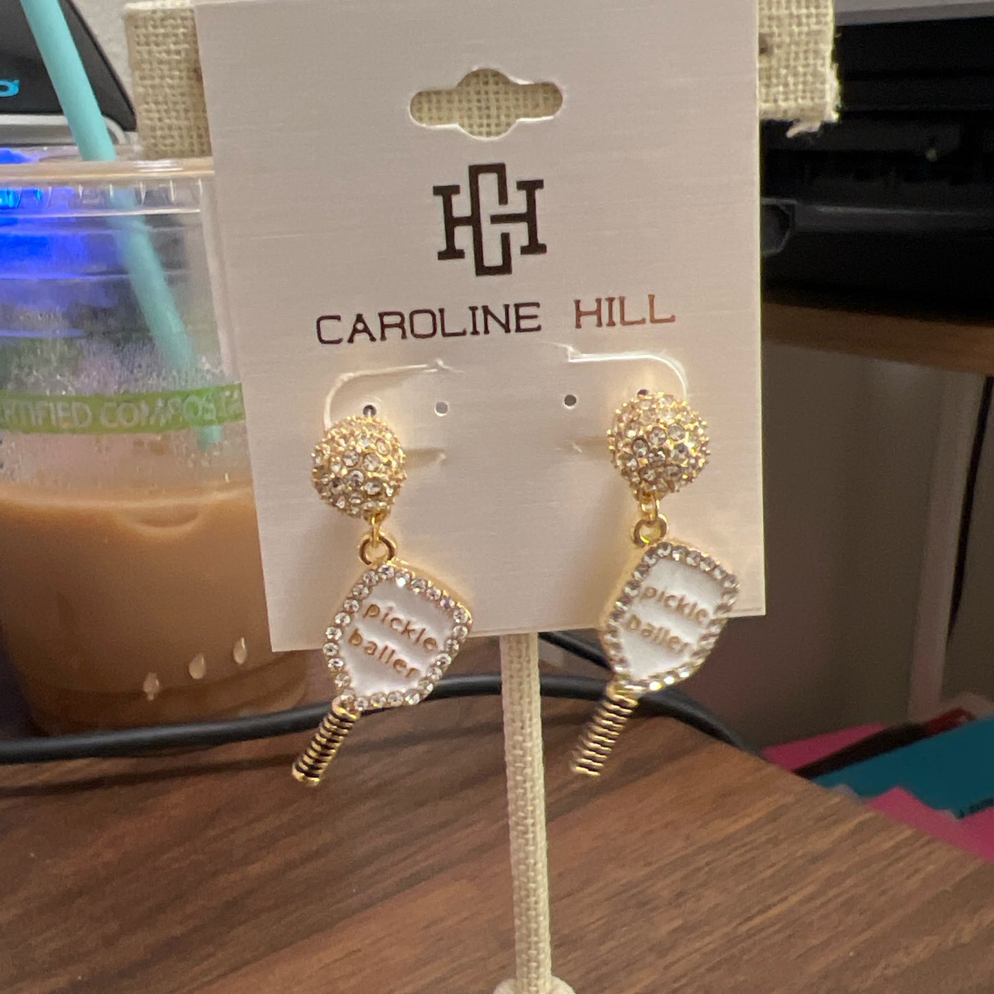 Caroline hill pickle baller earring