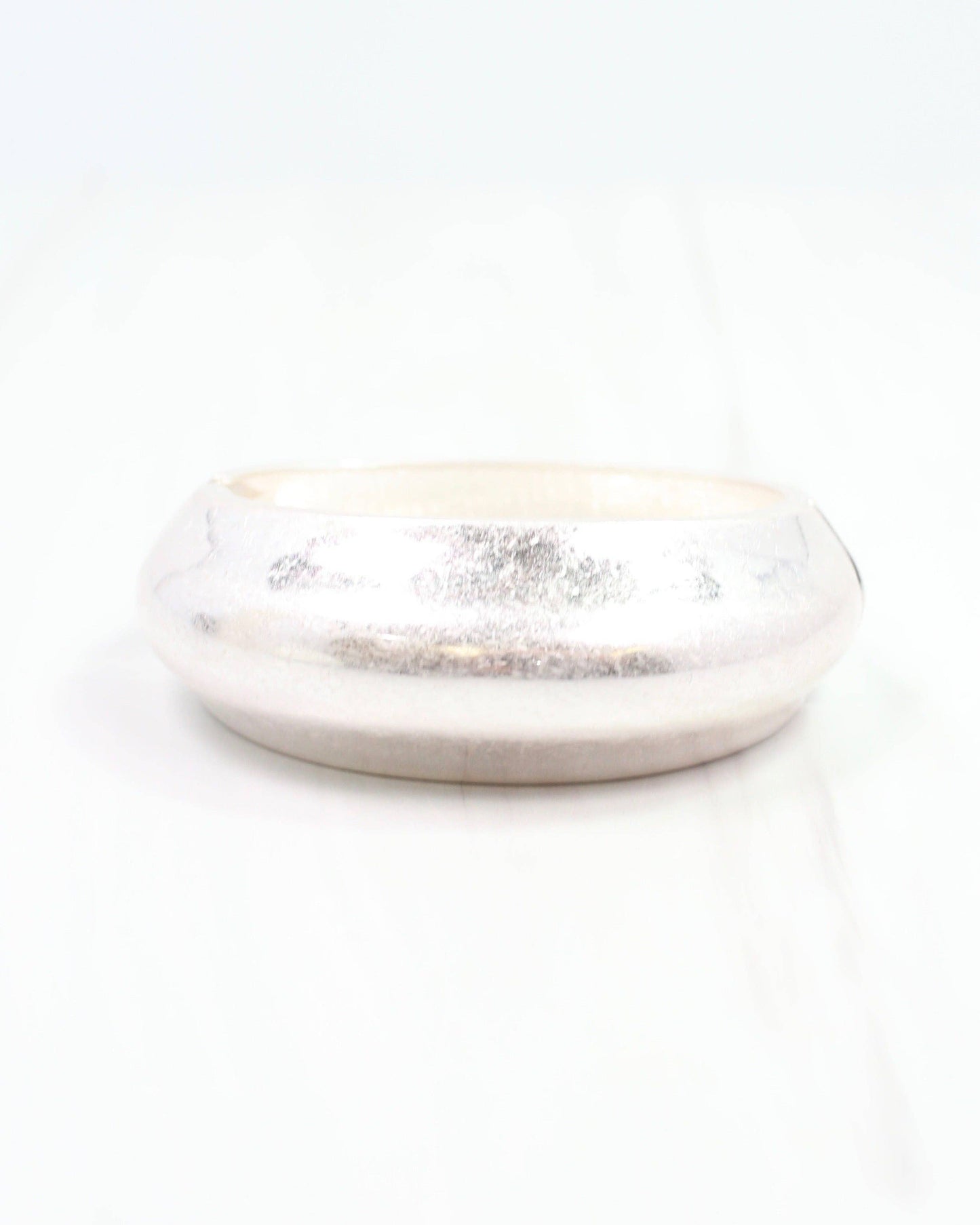 Arabella Bangle Bracelet Worn Silver