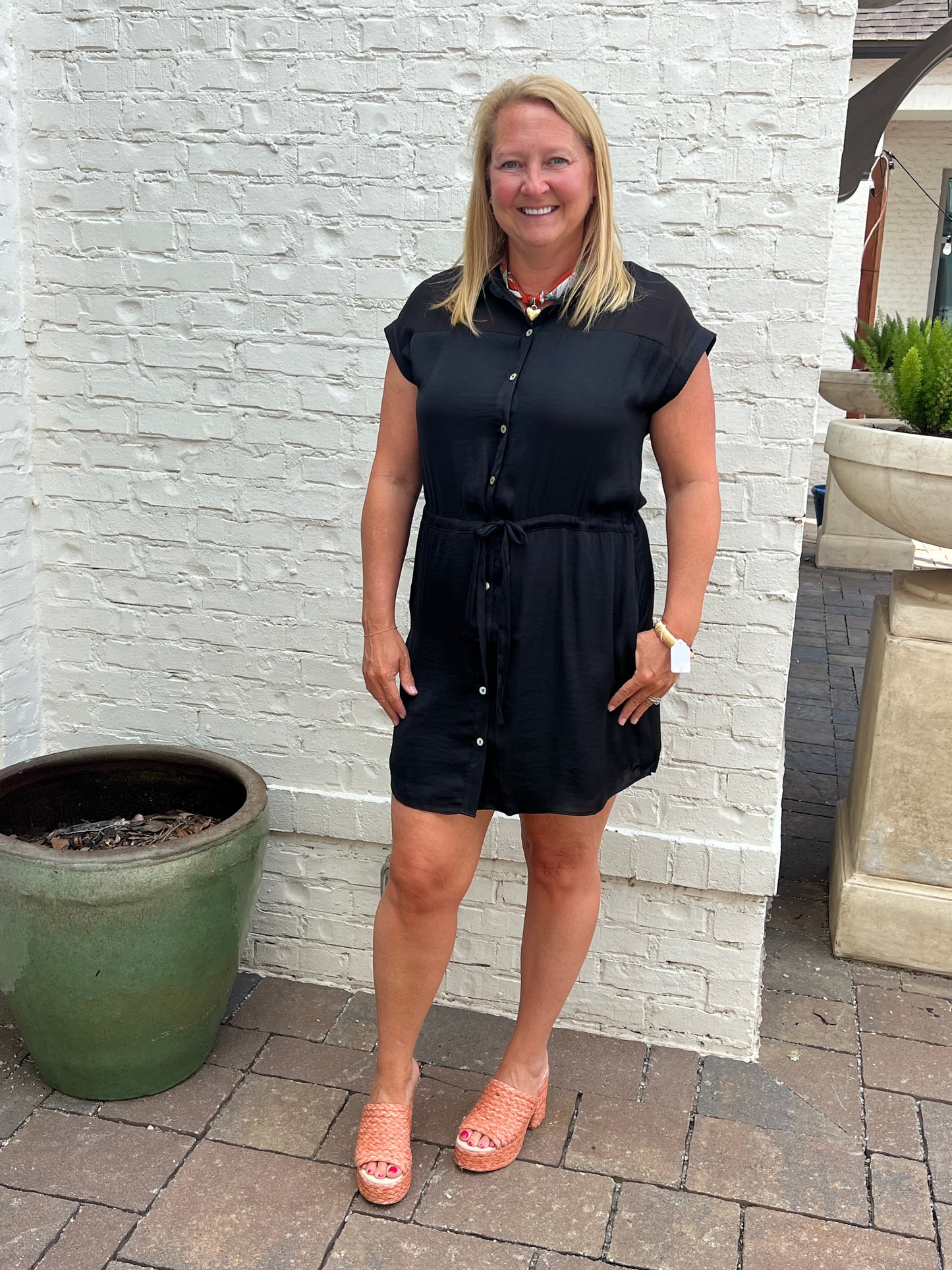 The Baylor Button down dress