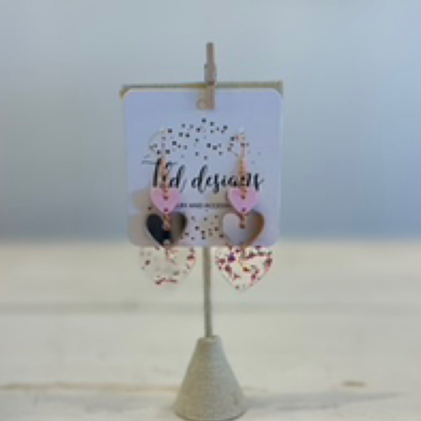 TLD Designs Triple Hearts Earrings