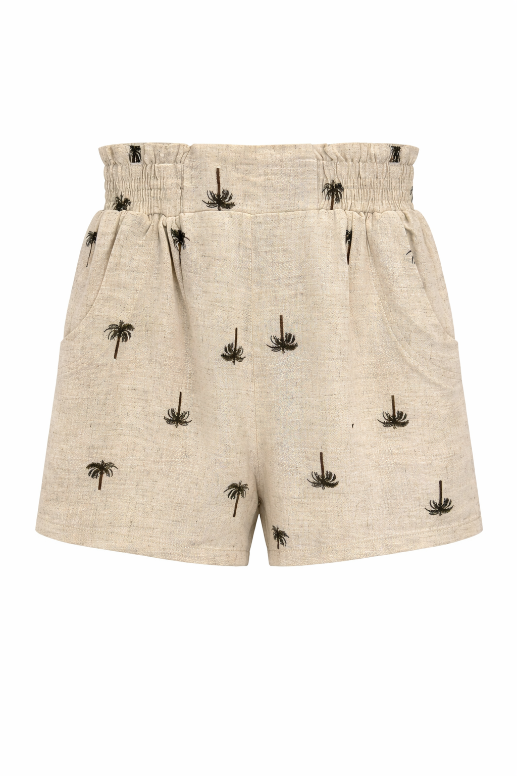 short with palm tree print