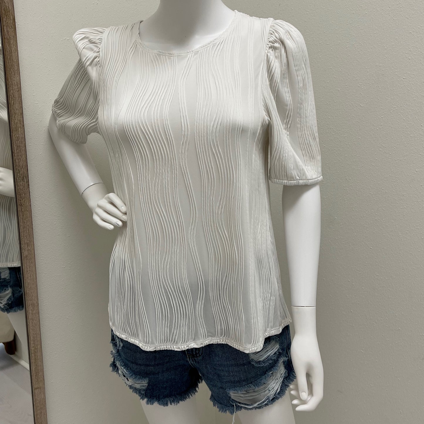 Jodifl White Wave Top