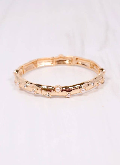 Caroline Hill DeSanto Stretch Bracelet GOLD