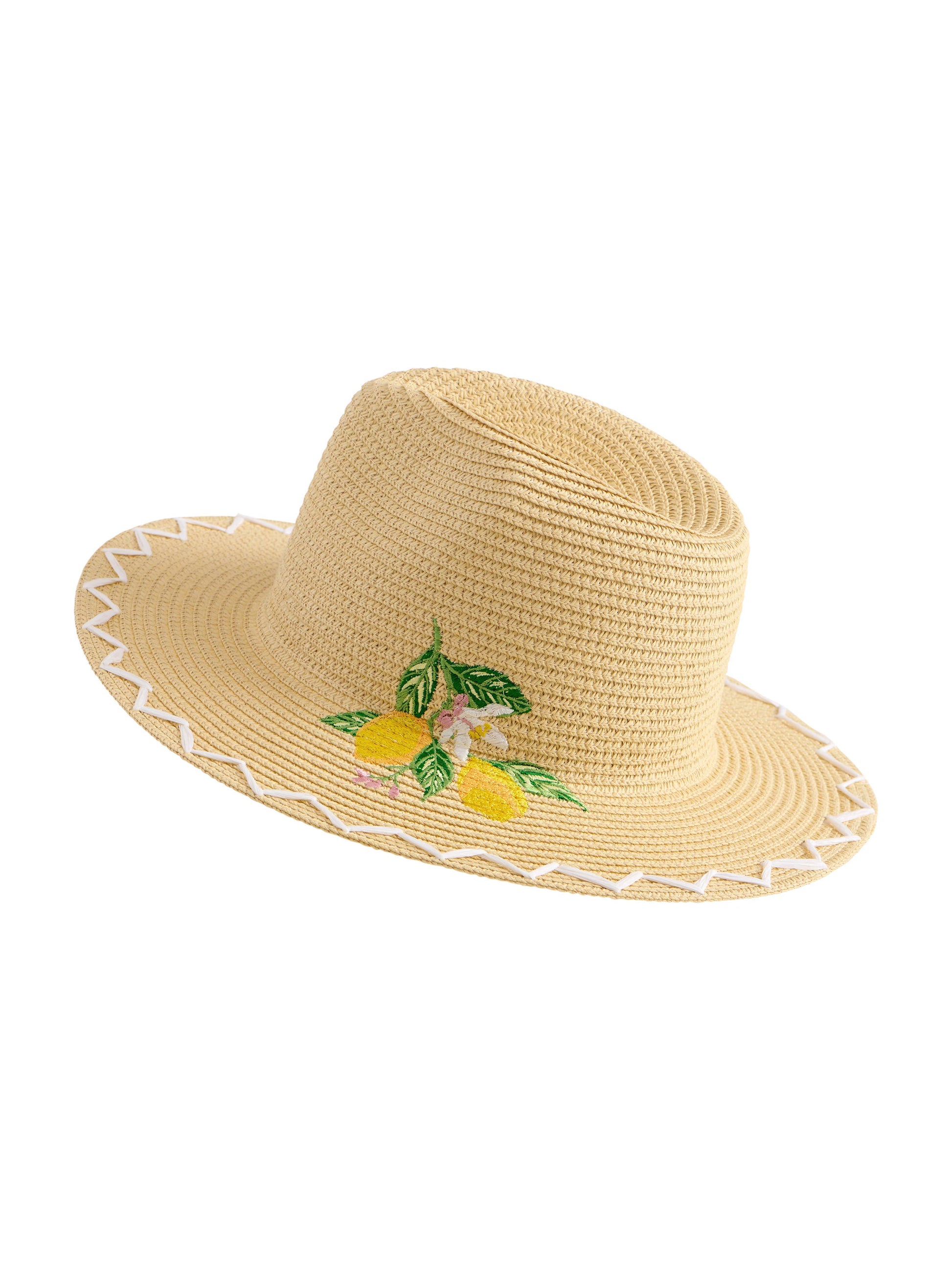 lemon straw hat