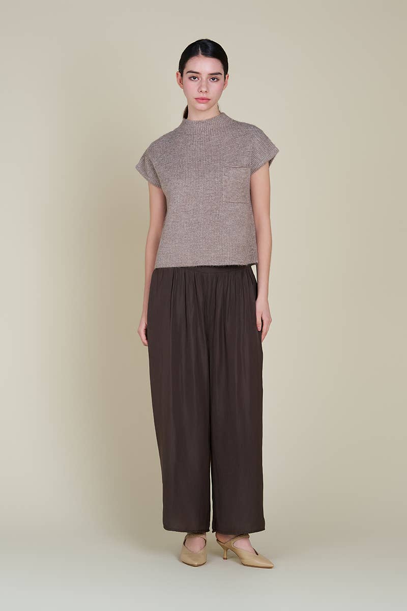 The Wanda Wide Leg Satin Pants