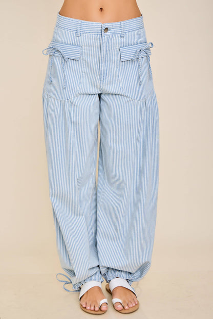 The Leighton Striped Balloon Pants