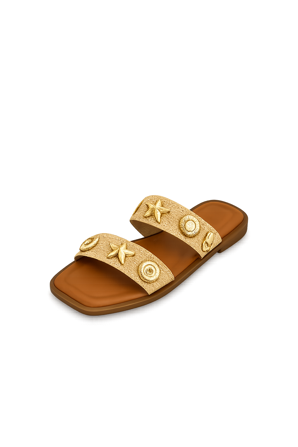 nautical double strap sandal