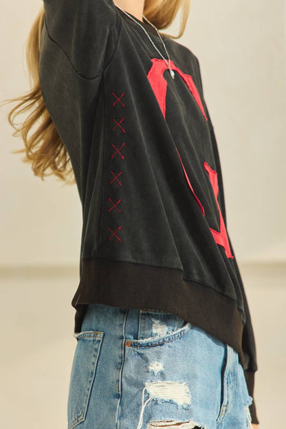"G" Patched Gameday Pullover Sweatshirt