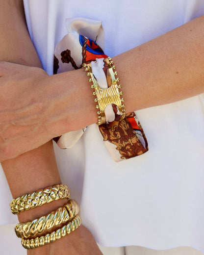 Sedgefield Scarf Bracelet Orange