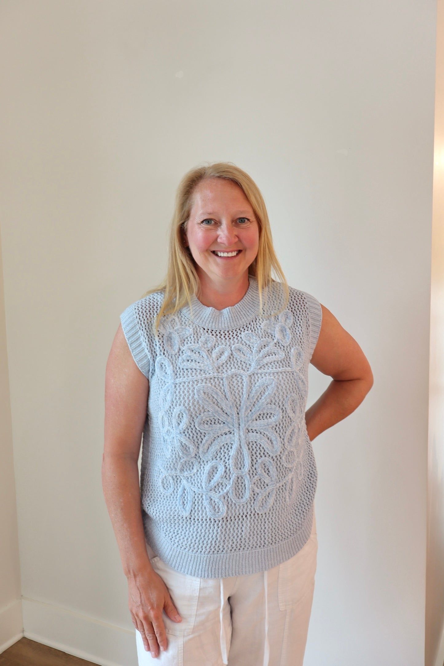 The Shailey Sleeveless Sweater