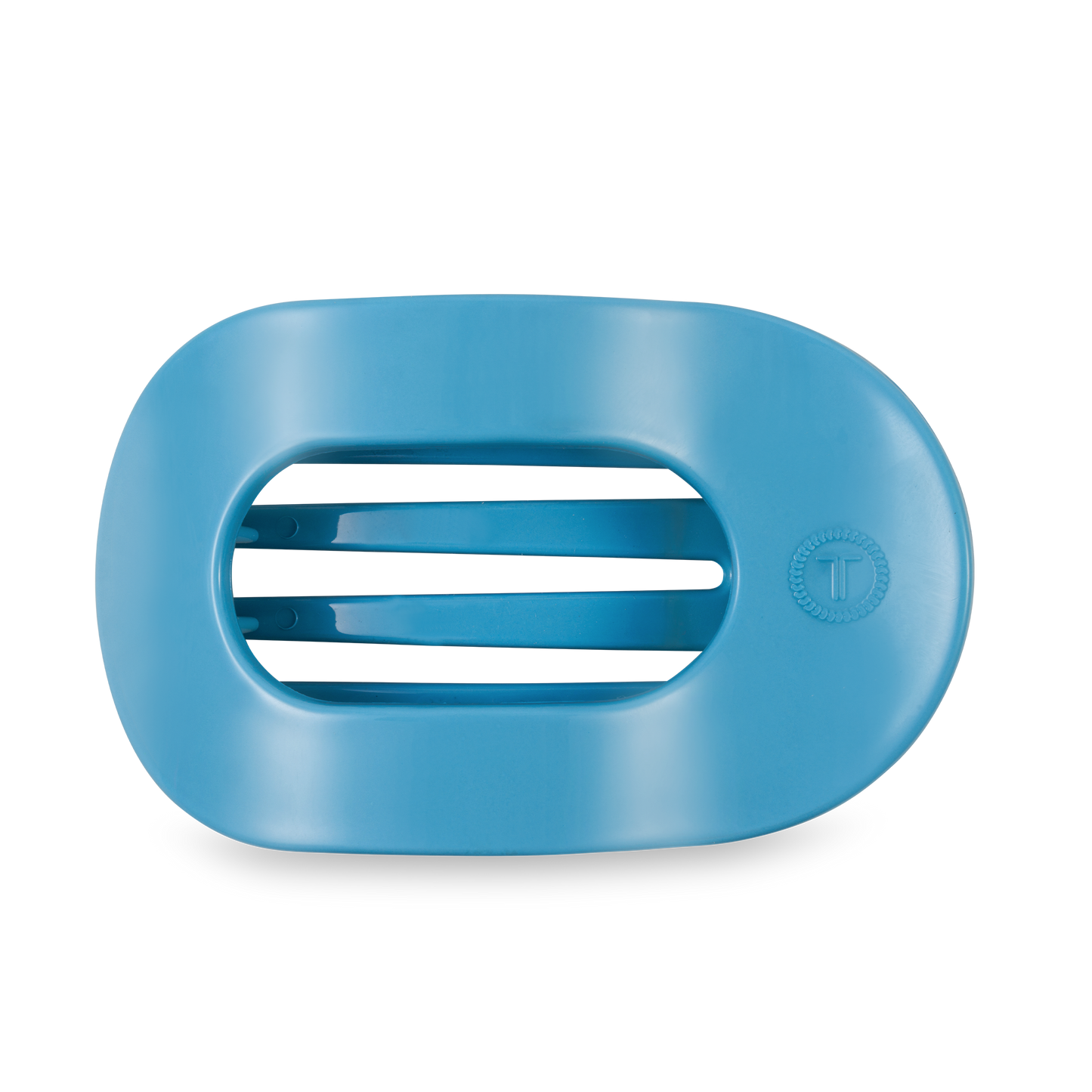 Flat Round Hair Clip | Large | Summer Sky