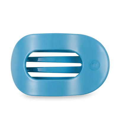 Flat Round Hair Clip | Large | Summer Sky