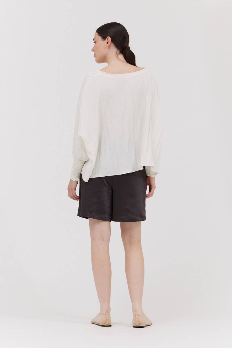 The Lila Top-crinkle material