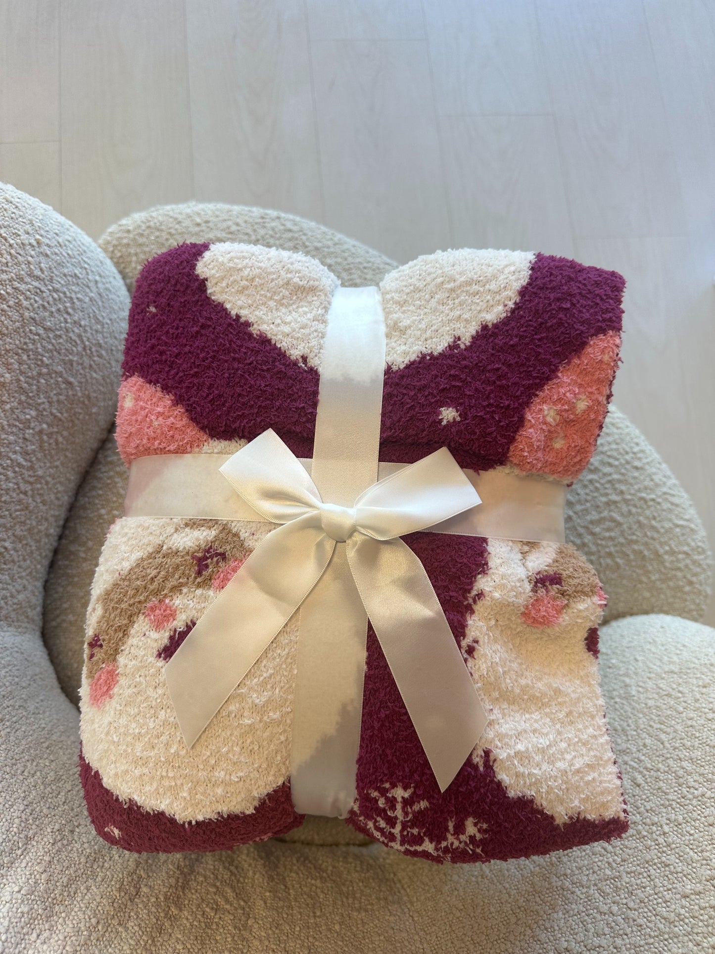 JadyK Christmas Blanket Santa
