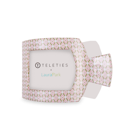 Pine & Pearl | Large | Flat Square Hair Clip
