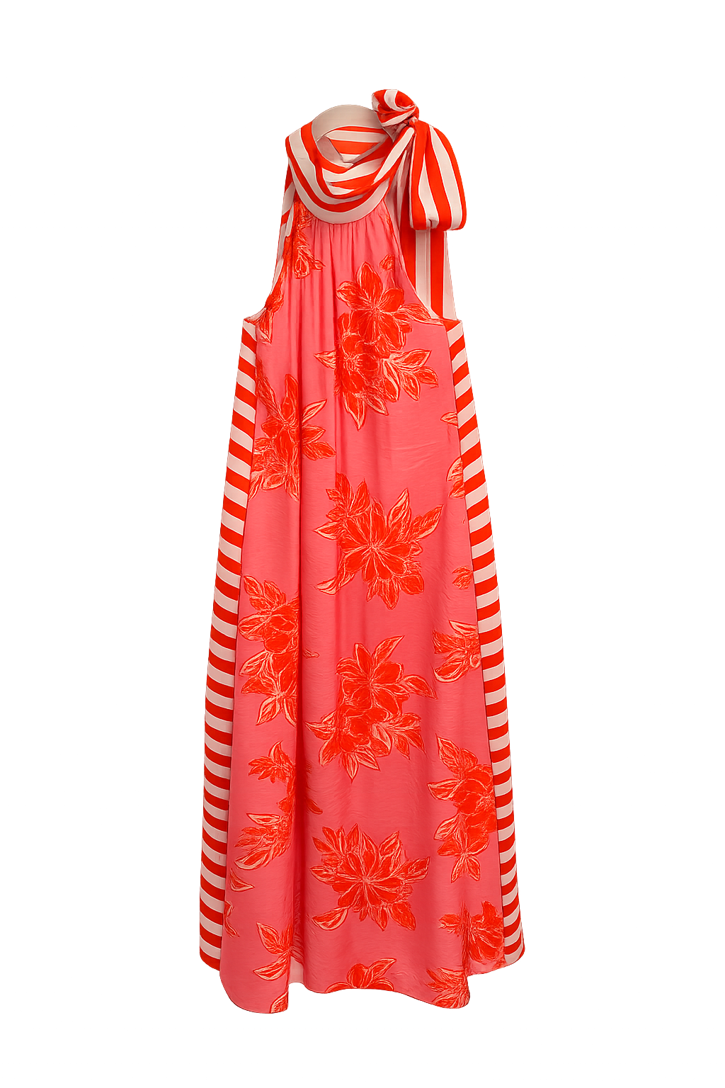 pink & red floral maxi by entro