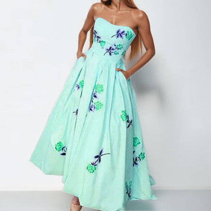 Elegant Floral Print Dress