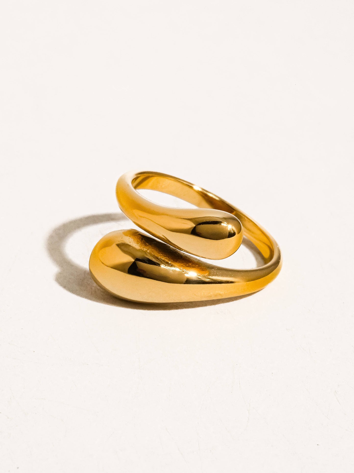 18K Gold Non-Tarnish Statement Rings