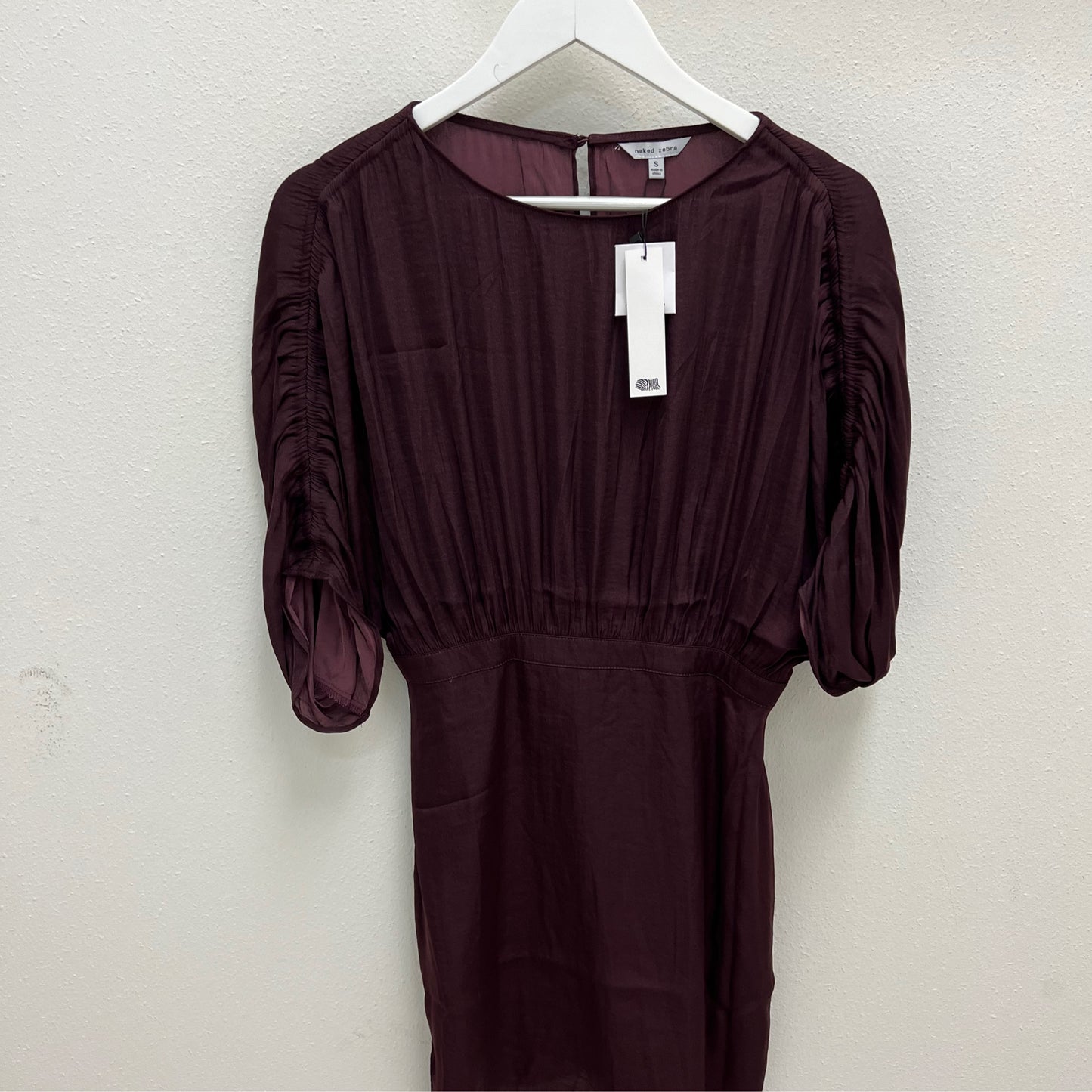 Naked zebra batwing dress