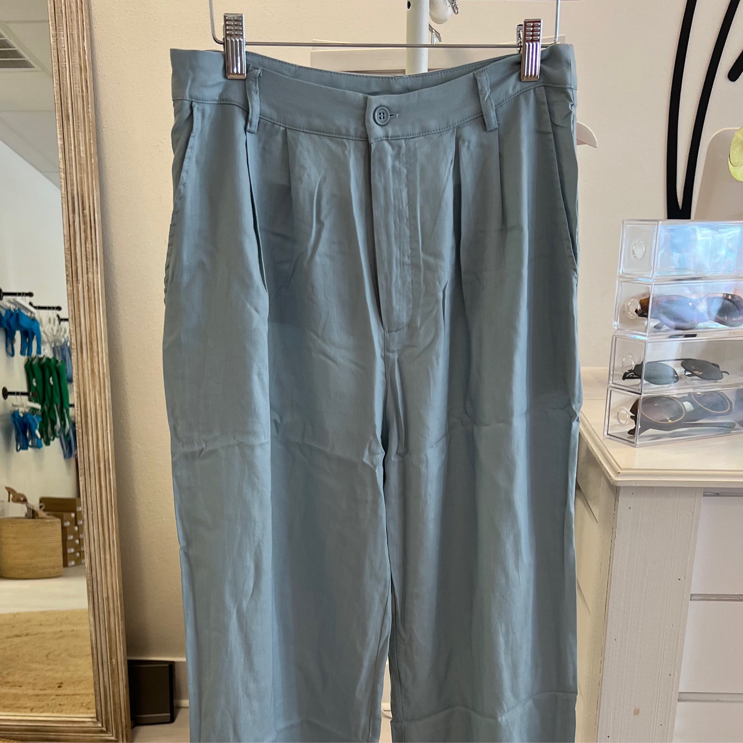 Olivaceous trousers Blue