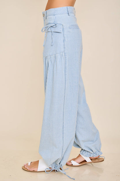 The Leighton Striped Balloon Pants