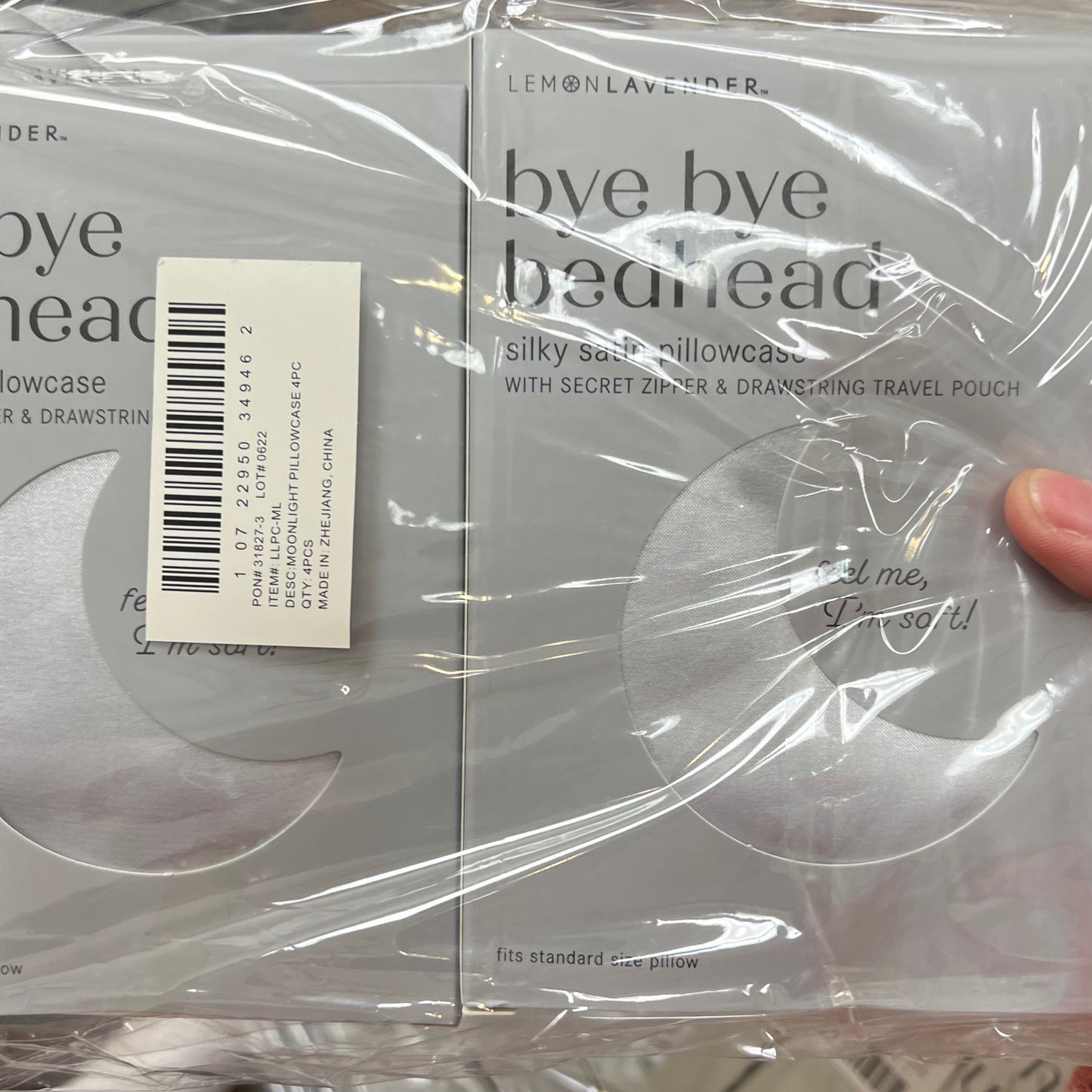Lemon & Lav silk pillowcase