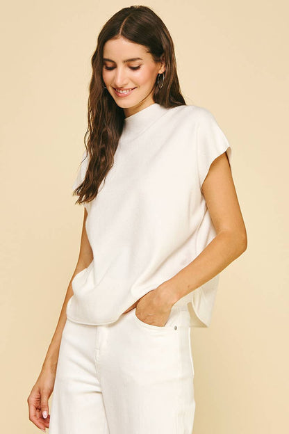 Shirring Sweater Vest