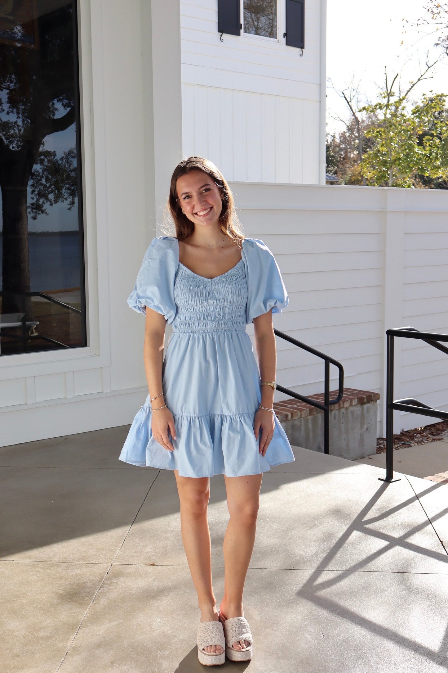 Meet me in Santorini Skyline Serenity Dress