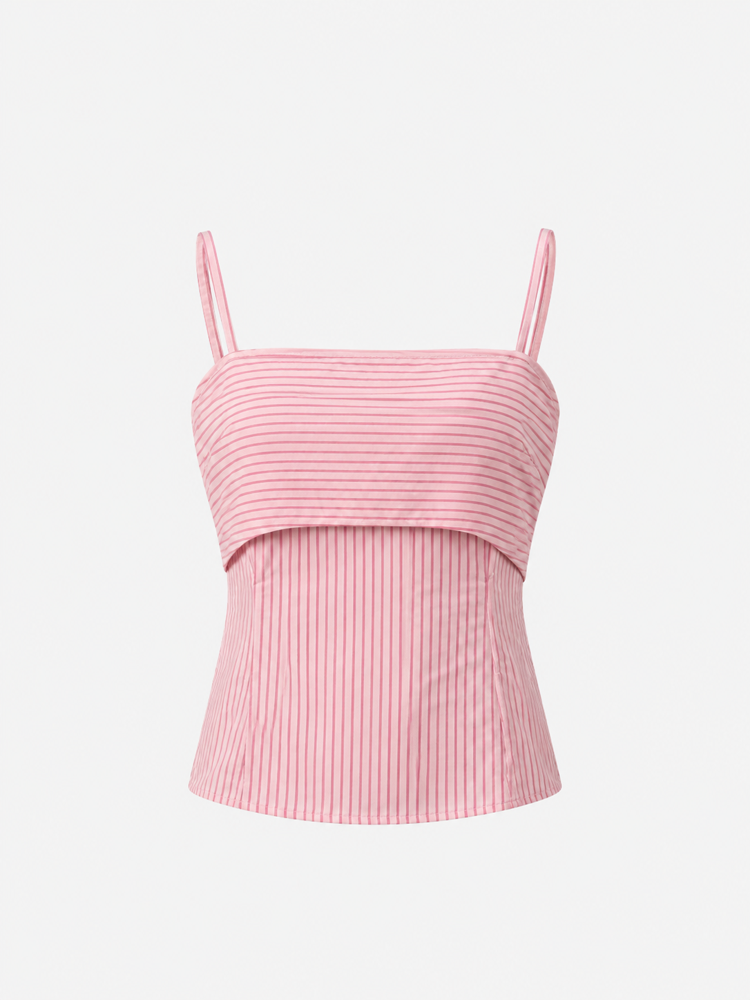 pink fit and flare top