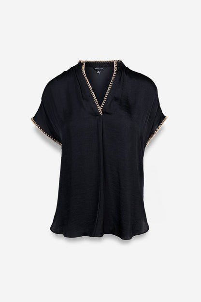 The Whitaker Whipstitch Blouse